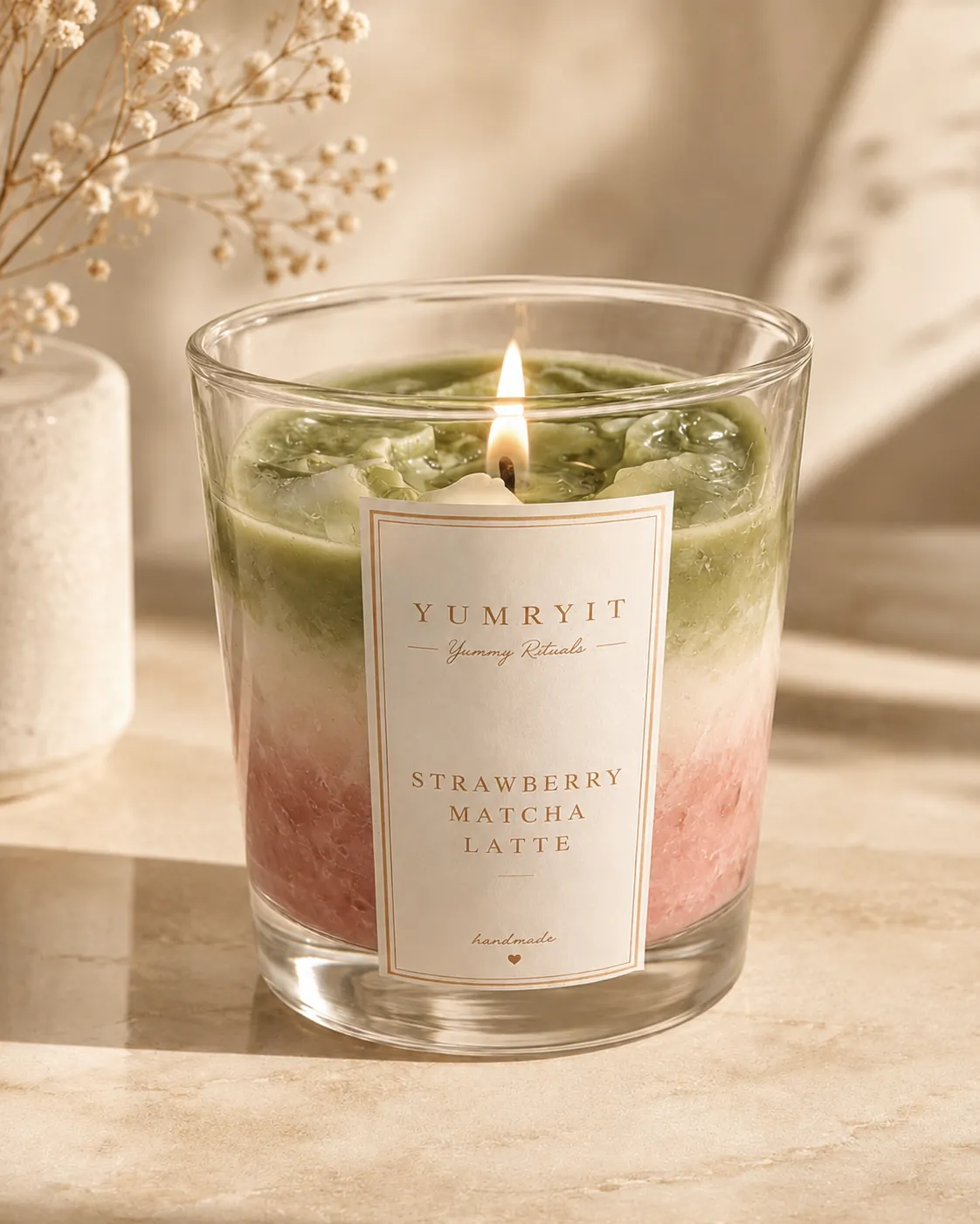 YUMRYIT layered handmade candle